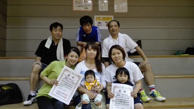 四条畷市総体　結果　準優勝です。